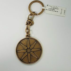 Alex and Ani Star of Venus Keychain